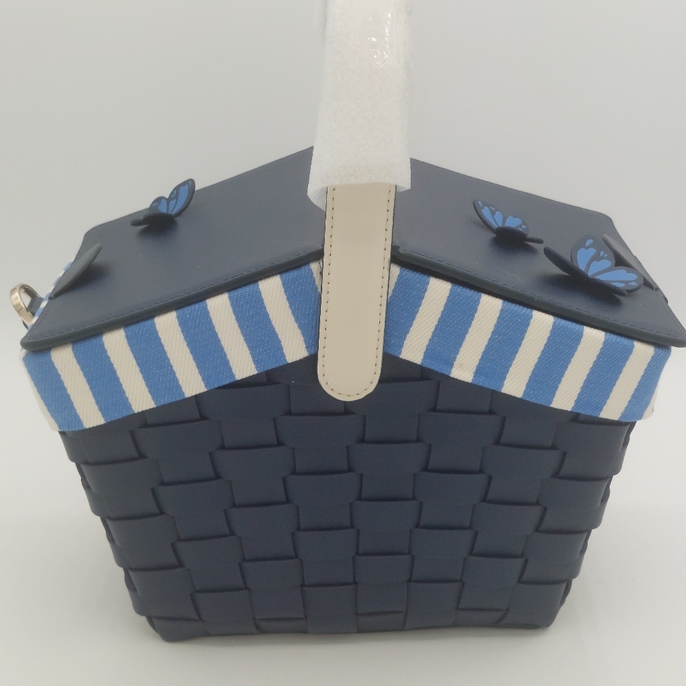 Kate Spade Flutter Fly Picinic Basket Crossbody Bag NWT - Picture 3 of 6